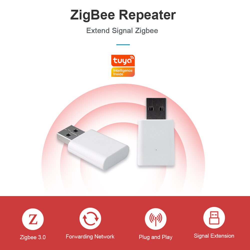 Graffiti Zigbee Smart Gateway Repeater USB Mini Zigbee Gateway Signal Amplifier Stabilizer