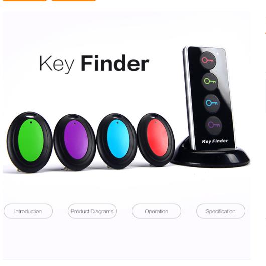 Wireless Key Finder One Drag Four Home Anti-lost Mobile Phone Finder Finder
