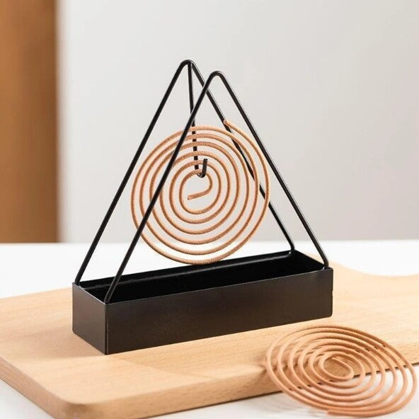 Iron Triangular Shape Mosquito Repellent Incense Rack
