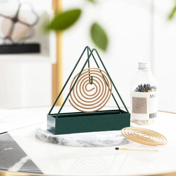 Iron Triangular Shape Mosquito Repellent Incense Rack