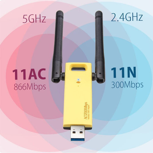 1200m Dual-band Wireless Network Card High Speed Wi-Fi Receiver